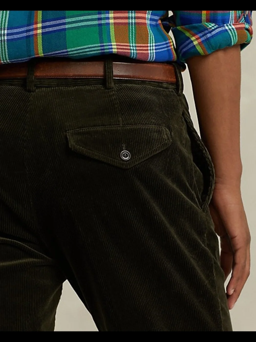 Polo by Ralph Lauren Dark Green Corduroy Trousers